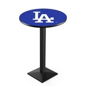 L217 Los Angeles Dodgers Pub Table by HBS, AGS-L217B3630MLBLAD