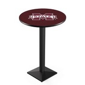 L217 - Mississippi State Pub Table by Holland Bar Stool Co., L217BMssStU