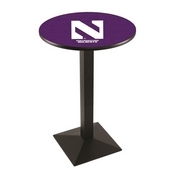 L217 - Northwestern Pub Table by Holland Bar Stool Co., L217BNthwst