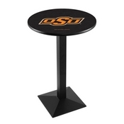 L217 - Oklahoma State Pub Table by Holland Bar Stool Co., L217BOKStUn
