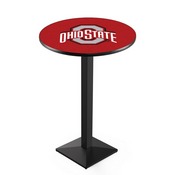 L217 - Ohio State Pub Table by Holland Bar Stool Co., L217BOhioSt