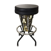 Lighted Appalachian State Swivel Bar Stool By Holland Bar Stool Co., L500030AppStUBlkVinyl