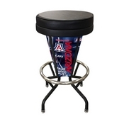 Lighted Arizona Swivel Bar Stool By Holland Bar Stool Co., L500030ArizUnBlkVinyl