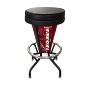 Lighted Arkansas Swivel Bar Stool By Holland Bar Stool Co., L500030ArknUnBlkVinyl