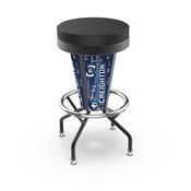 Lighted Creighton Swivel Bar Stool By Holland Bar Stool Co., L500030CrghtnBlkVinyl