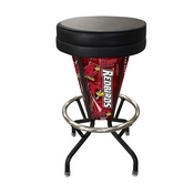 Lighted Illinois State Swivel Bar Stool By Holland Bar Stool Co., L500030IllStUBlkVinyl