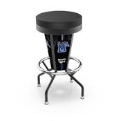 Lighted Memphis Swivel Bar Stool By Holland Bar Stool Co., L500030MemphsBlkVinyl