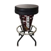 Lighted Montana Swivel Bar Stool By Holland Bar Stool Co., L500030MontUnBlkVinyl