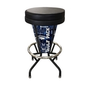 Lighted Nevada Swivel Bar Stool By Holland Bar Stool Co., L500030NevaUnBlkVinyl