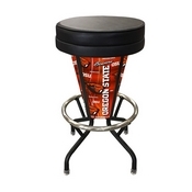 Lighted Oregon State Swivel Bar Stool By Holland Bar Stool Co., L500030OregStBlkVinyl