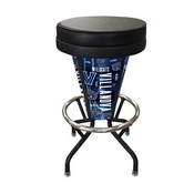 Lighted Villanova Swivel Bar Stool By Holland Bar Stool Co., L500030VilnvaBlkVinyl