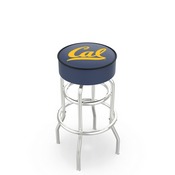 L7C1 Cal Double-Ring Swivel Stool with Chrome Finish by Holland Bar Stool Co., AGS-L7C125Cal-Un