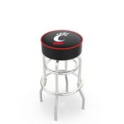 L7C1 Cincinnati Double-Ring Swivel Stool with Chrome Finish by Holland Bar Stool Co., AGS-L7C125Cincin