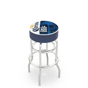L7C1 Corona (Palm) Double-Ring Swivel Stool with Chrome Finish by Holland Bar Stool Co.