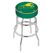 L7C1 Kentucky State University Double-Ring Swivel Stool with Chrome Finish by Holland Bar Stool Co., AGS-L7C125KYStUn