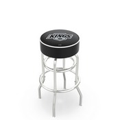 L7C1 Los Angeles Kings Double-Ring Swivel Stool with Chrome Finish by Holland Bar Stool Co., AGS-L7C125LAKing