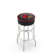 L7C1 Louisville Double-Ring Swivel Stool with Chrome Finish by Holland Bar Stool Co., AGS-L7C125Lville
