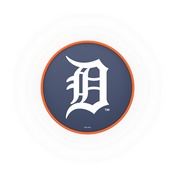 L7C1 Detroit Tigers Doubleing Swivel Stool with Chrome Finish by HBS, AGS-L7C125MLBDet
