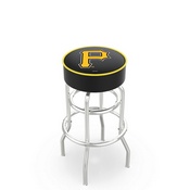 L7C1 Pittsburgh Pirates Doubleing Swivel Stool with Chrome Finish by HBS, AGS-L7C125MLBPit