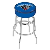 L7C1 Maine Double-Ring Swivel Stool with Chrome Finish by Holland Bar Stool Co., AGS-L7C125MaineU