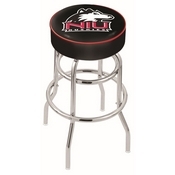L7C1 Northern Illinois Double-Ring Swivel Stool with Chrome Finish by Holland Bar Stool Co., AGS-L7C125NorIll