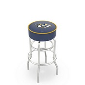 L7C1 Nashville Predators Double-Ring Swivel Stool with Chrome Finish by Holland Bar Stool Co., AGS-L7C125NshPre