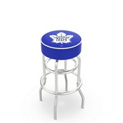 L7C1 Toronto Maple Leafs Double-Ring Swivel Stool with Chrome Finish by Holland Bar Stool Co., AGS-L7C125TorMpl