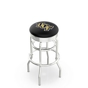 L7C3C - Chrome Double Ring Central Florida Swivel Bar Stool with 2.5