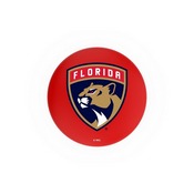 L7C3C - Chrome Double Ring Florida Panthers Swivel Bar Stool with 2.5 Ribbed Accent Ring by Holland Bar Stool Company
