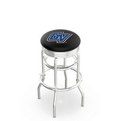 L7C3C - Chrome Double Ring Grand Valley State Swivel Bar Stool with 2.5