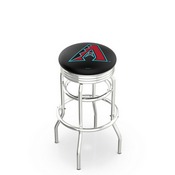L7C3C Arizona Diamondbacks Doubleing Swivel Stool with Chrome Finish by HBS, AGS-L7C3C25MLBAri