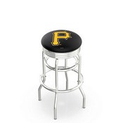 L7C3C Pittsburgh Pirates Doubleing Swivel Stool with Chrome Finish by HBS, AGS-L7C3C25MLBPit