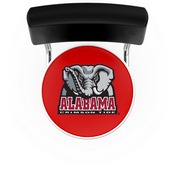 L7C4 - Chrome Double Ring Alabama Swivel Bar Stool with a Back by Holland Bar Stool Company, L7C4AL-Ele