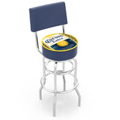 L7C4 Corona (Lbl) Double-Ring Swivel Stool with Chrome Finish by Holland Bar Stool Co.