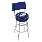 L7C4 - Chrome Double Ring Nevada Swivel Bar Stool with a Back by Holland Bar Stool Company