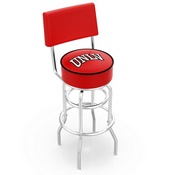 L7C4 - Chrome Double Ring UNLV Swivel Bar Stool with a Back by Holland Bar Stool Company, L7C4UNevLV