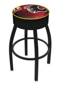 L8B1 Calgary Flames Swivel Stool with Black Wrinkle Finish