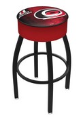 L8B1 Carolina Hurricanes Swivel Stool with Black Wrinkle Finish
