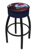L8B1 Colorado Avalanche Swivel Stool with Black Wrinkle Finish