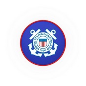 L8B1 - 4 U.S. Coast Guard Cushion Seat with Black Wrinkle Base Swivel Bar Stool by Holland Bar Stool Company