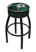 L8B1 Dallas Stars Swivel Stool with Black Wrinkle Finish