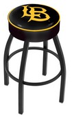 L8B1 Long Beach State University Swivel Stool with Black Wrinkle Finish