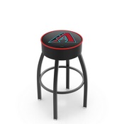L8B1 Arizona Diamondbacks Swivel Stool with Black Wrinkle Finish by HBS, AGS-L8B125MLBAri