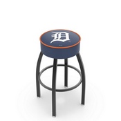 L8B1 Detroit Tigers Swivel Stool with Black Wrinkle Finish by HBS, AGS-L8B125MLBDet