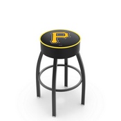 L8B1 Pittsburgh Pirates Swivel Stool with Black Wrinkle Finish by HBS, AGS-L8B125MLBPit