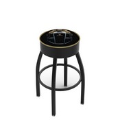 L8B1 Notre Dame - Guinness (Helmet) Swivel Stool with Black Wrinkle Finish by Holland Bar Stool Co., AGS-L8B125ND-Guin-Hlm