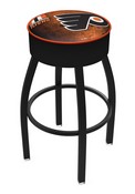 L8B1 Philadelphia Flyers Swivel Stool with Black Wrinkle Finish