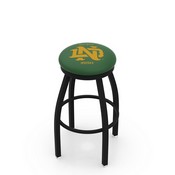 L8B2B Notre Dame (Vintage) Swivel Stool with Black Wrinkle Finish by Holland Bar Stool Co., AGS-L8B2B25-07NotreD