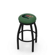 L8B2B - Black Wrinkle UAB Swivel Bar Stool with Accent Ring by Holland Bar Stool Company, L8B2BAlaBir