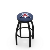 L8B2B - Black Wrinkle Arizona Swivel Bar Stool with Accent Ring by Holland Bar Stool Company, L8B2BArizUn